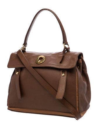 Yves Saint Laurent Leather Top Handle Bag