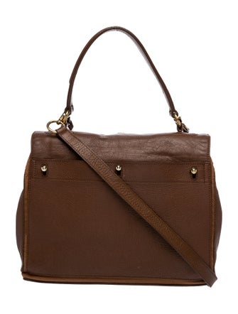 Yves Saint Laurent Leather Top Handle Bag