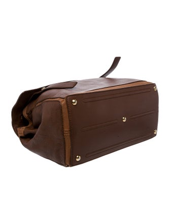 Yves Saint Laurent Leather Top Handle Bag