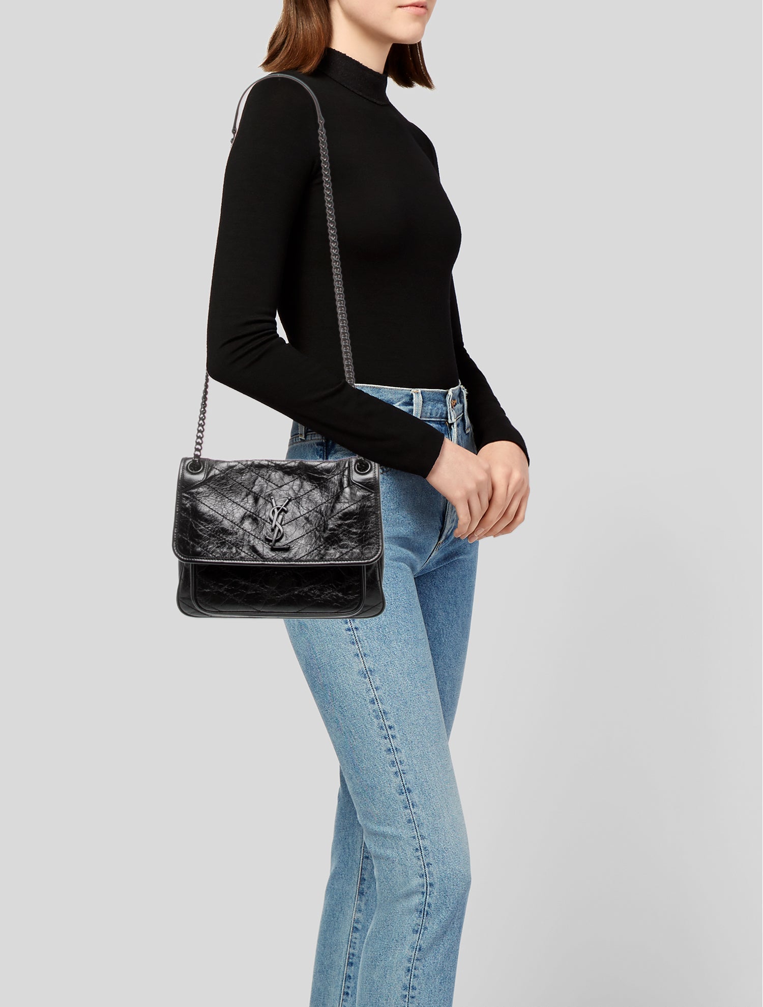 Saint Laurent Chevron Niki Medium 2022