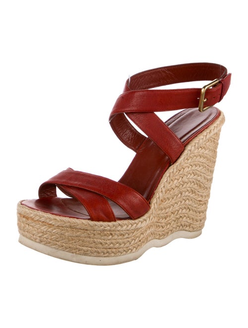 Yves Saint Laurent Leather Espadrilles