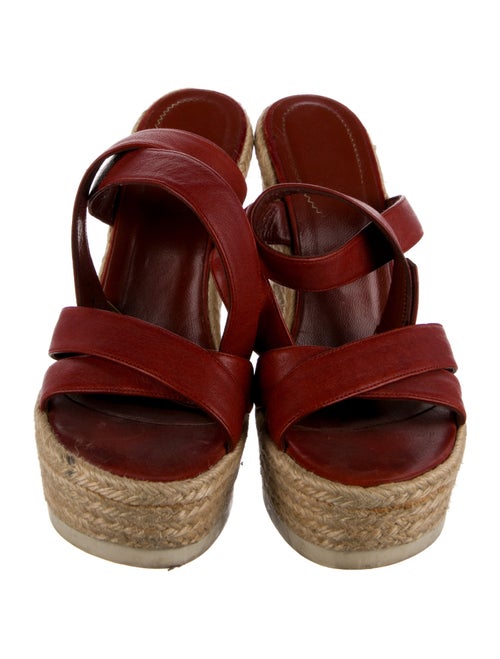 Yves Saint Laurent Leather Espadrilles