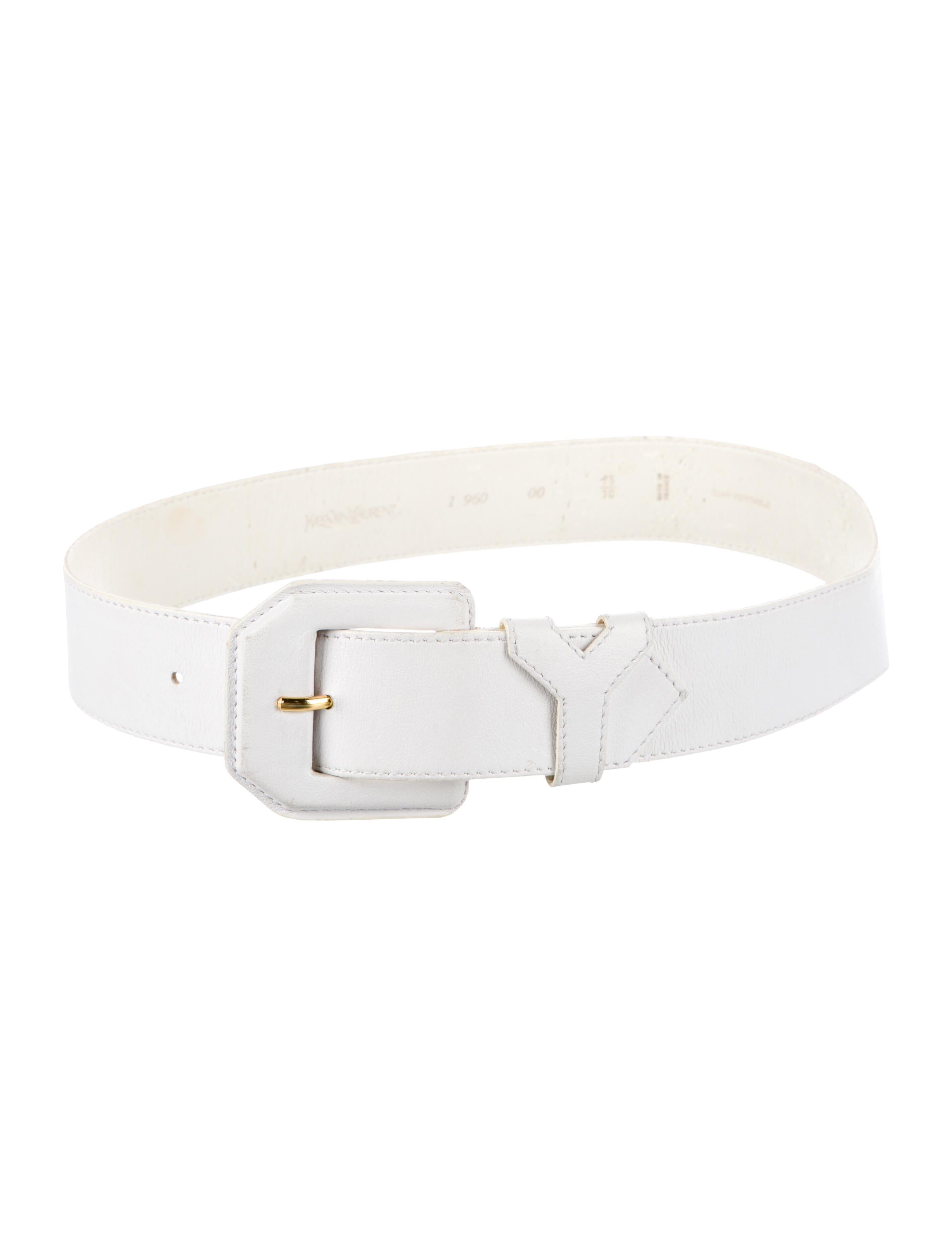 Yves Saint Laurent Leather Waist Belt