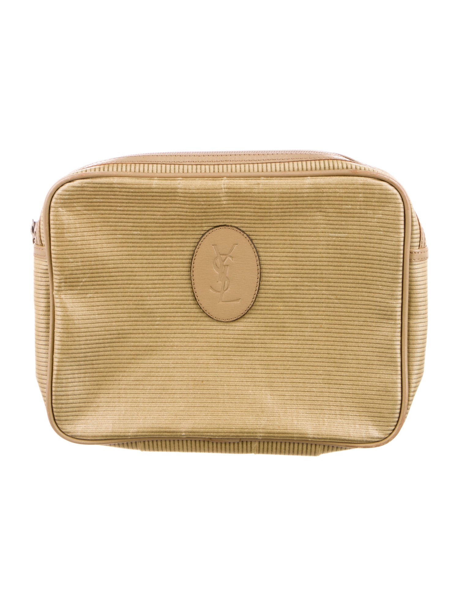 Yves Saint Laurent Leather Cosmetic Bag