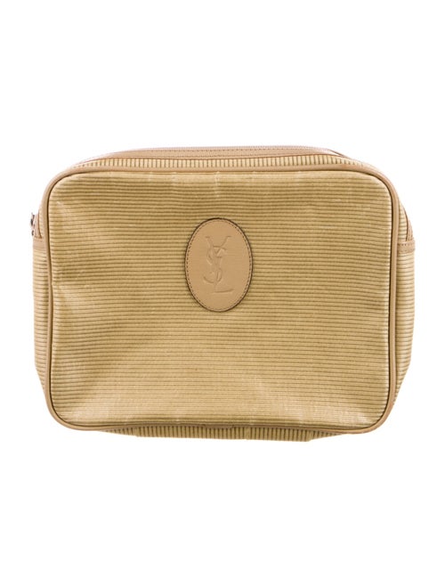 Yves Saint Laurent Leather Cosmetic Bag