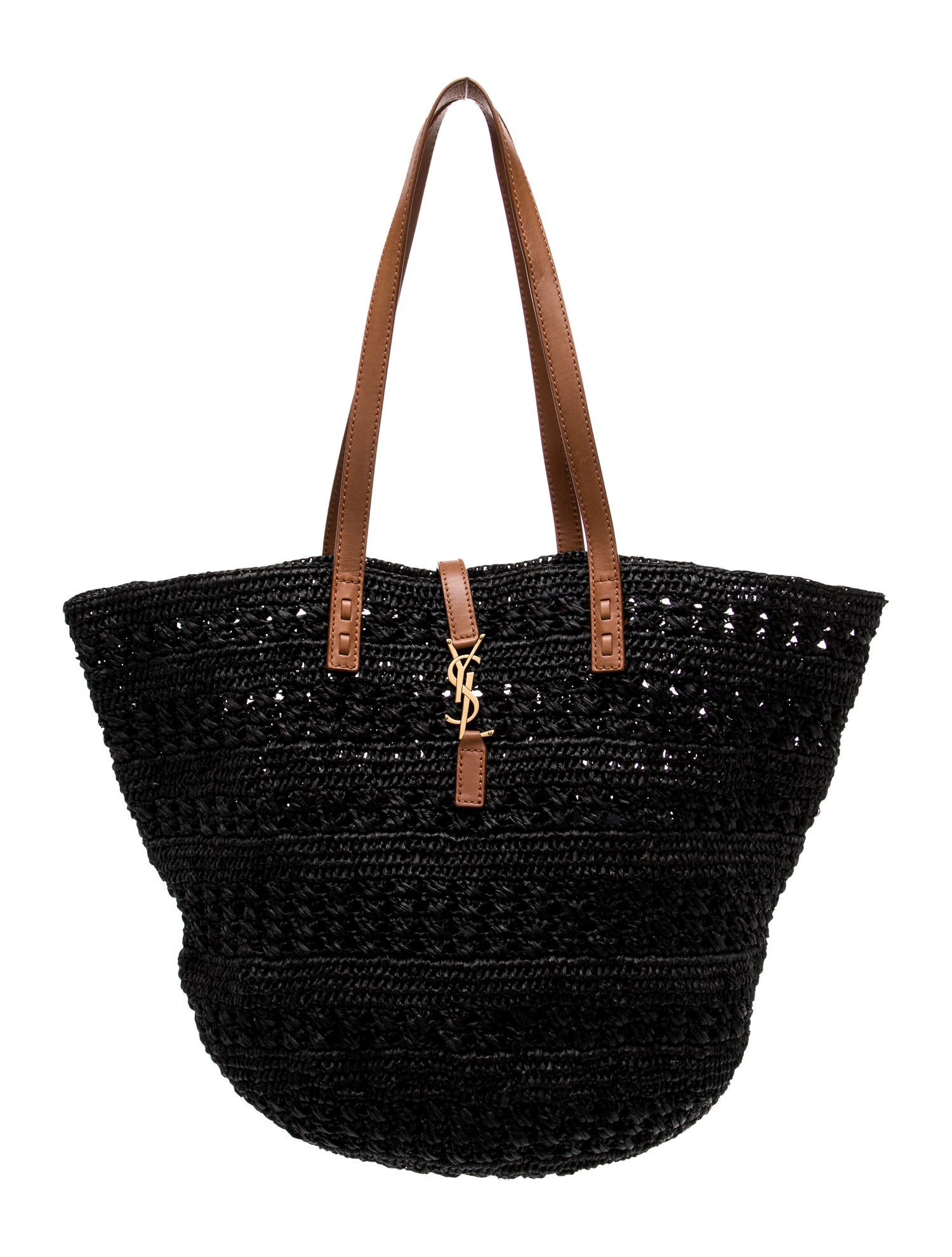 Saint Laurent Raffia Tote 2022