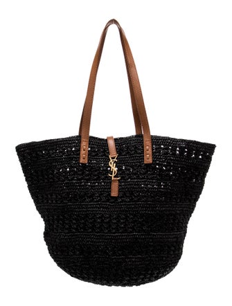 Saint Laurent Raffia Tote 2022
