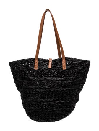 Saint Laurent Raffia Tote 2022