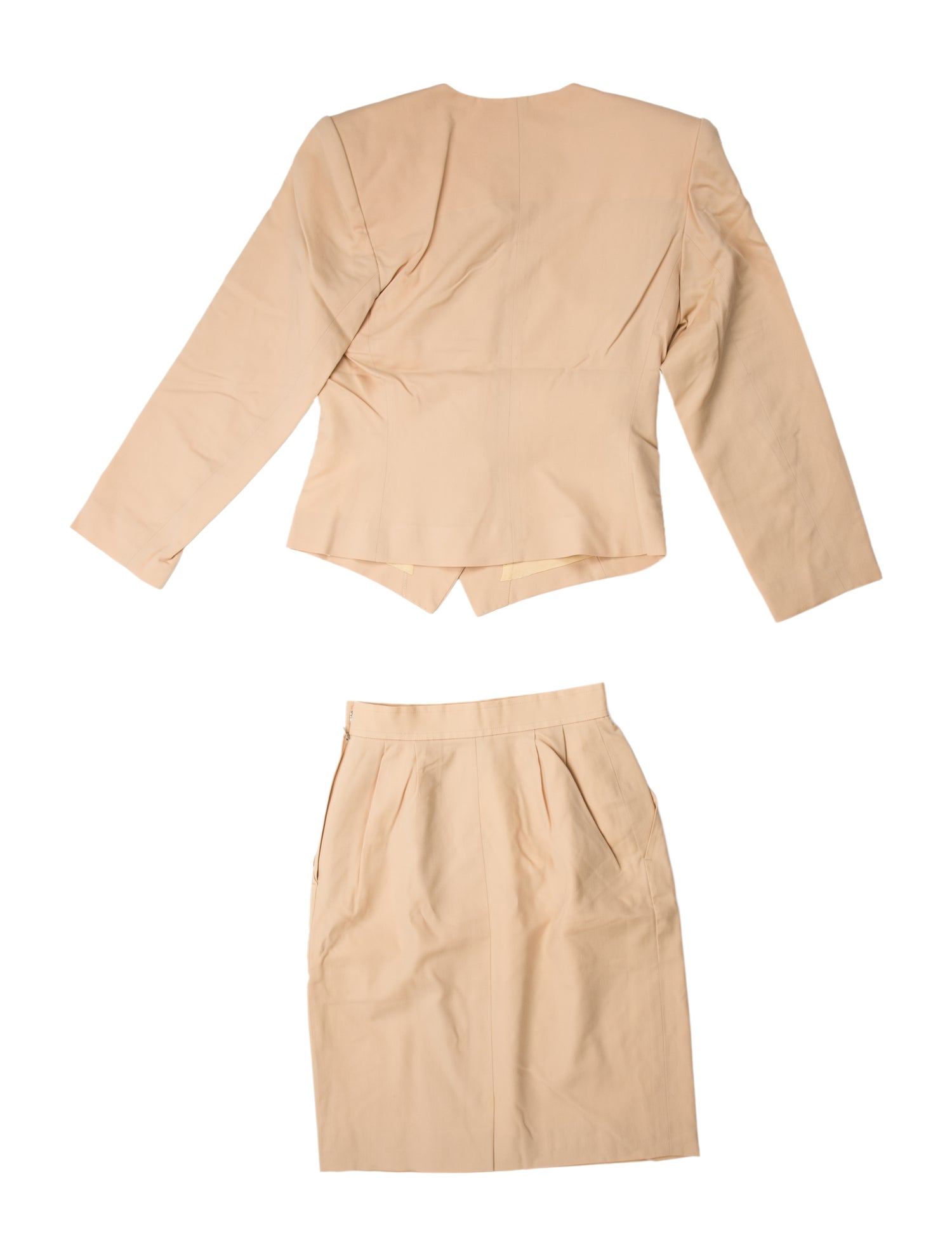 Yves Saint Laurent Silk Skirt Suit