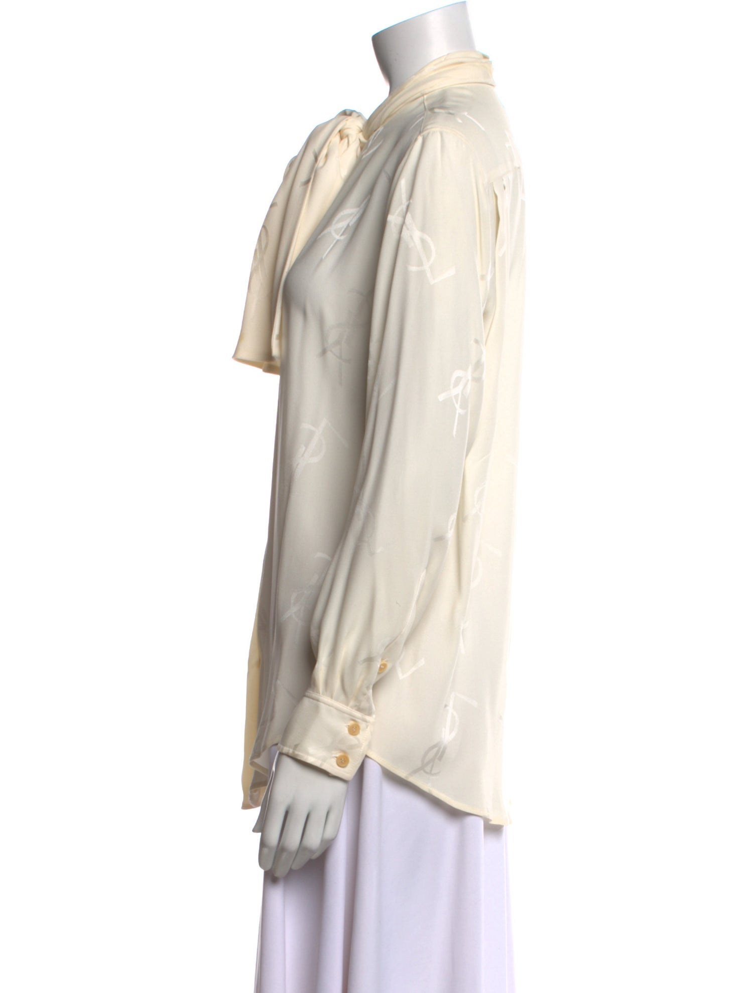 Yves Saint Laurent Rive Gauche Vintage 1999 Button-Up Top