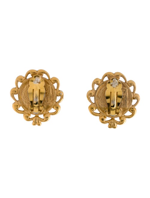Yves Saint Laurent Resin Clip-On Earrings