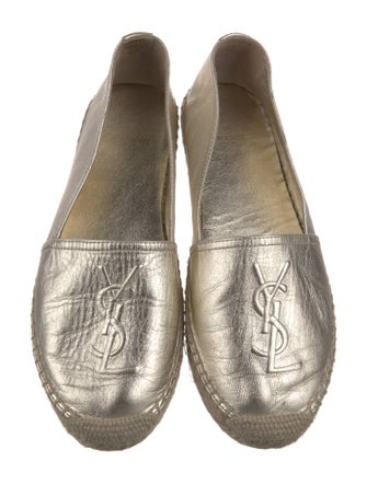 Yves Saint Laurent Leather Espadrilles