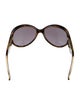 Yves Saint Laurent Oversize Tinted Sunglasses