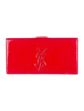 Yves Saint Laurent Rive Gauche Patent Leather Continental Wallet