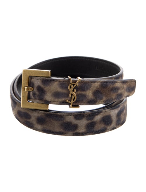 Yves Saint Laurent Skinny Leather Belt