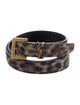 Yves Saint Laurent Skinny Leather Belt