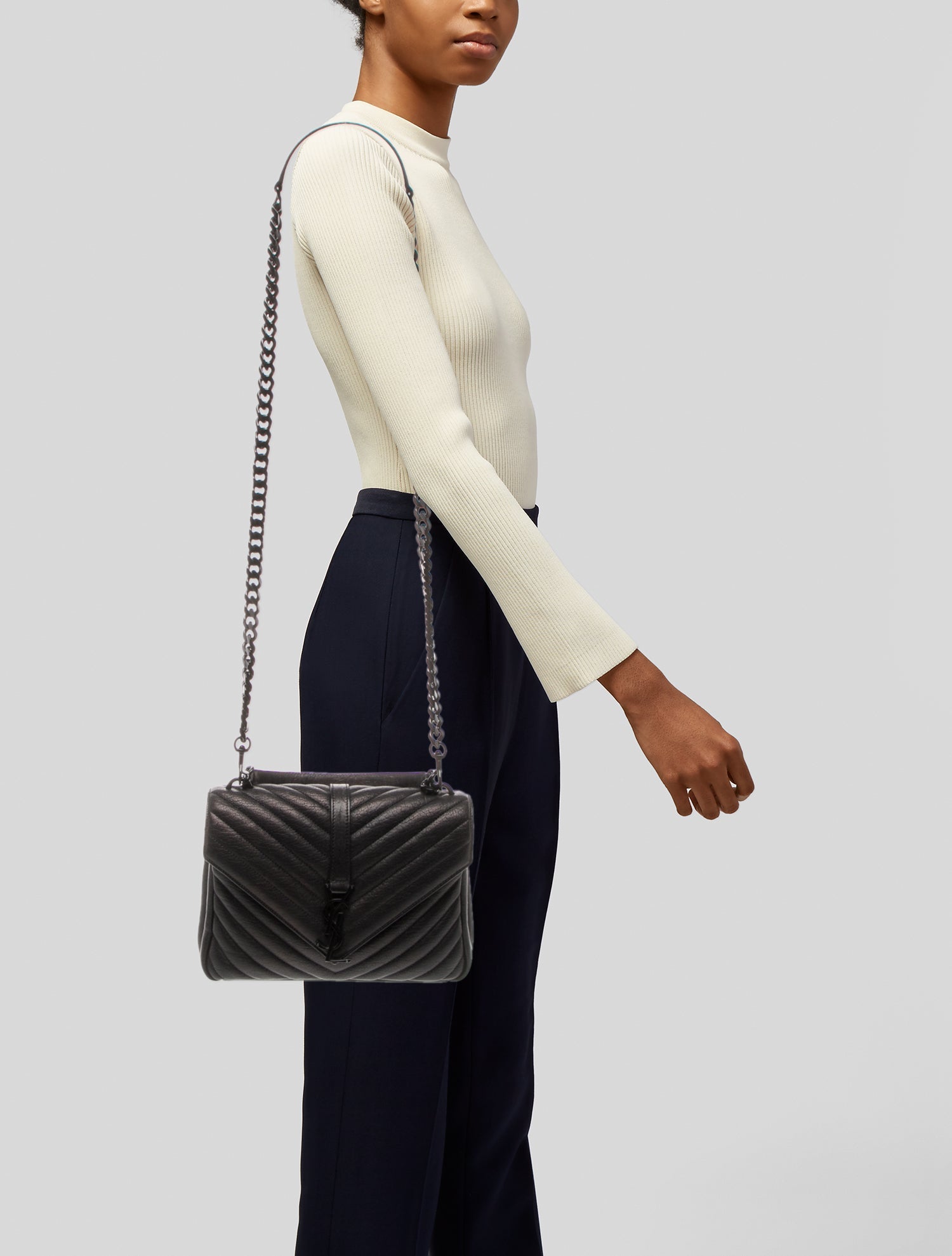 Saint Laurent Leather College Medium