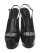 Yves Saint Laurent Patent Leather Slingback Pumps