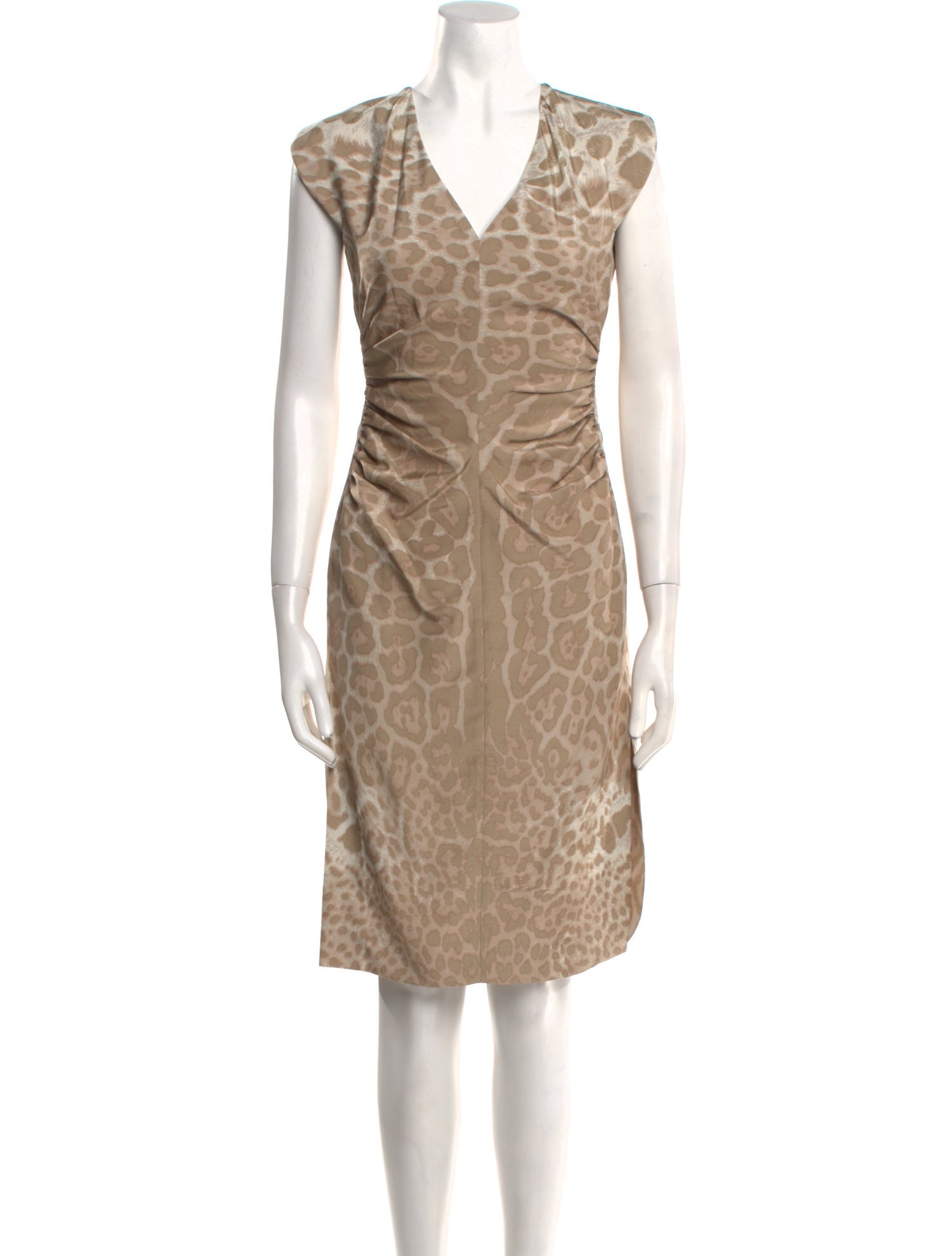 Yves Saint Laurent Silk Knee-Length Dress