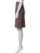 Yves Saint Laurent Tweed Pattern Knee-Length Skirt
