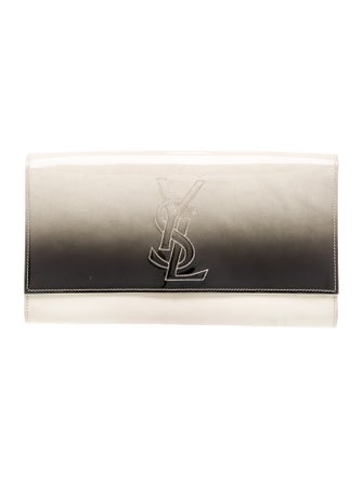 Yves Saint Laurent Patent Leather Belle de jour clutch