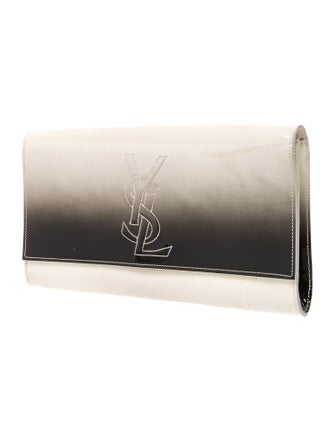 Yves Saint Laurent Patent Leather Belle de jour clutch