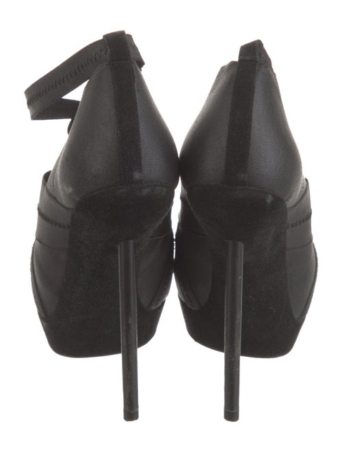 Yves Saint Laurent Suede T-Strap Pumps