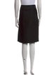 Yves Saint Laurent Wool Knee-Length Skirt