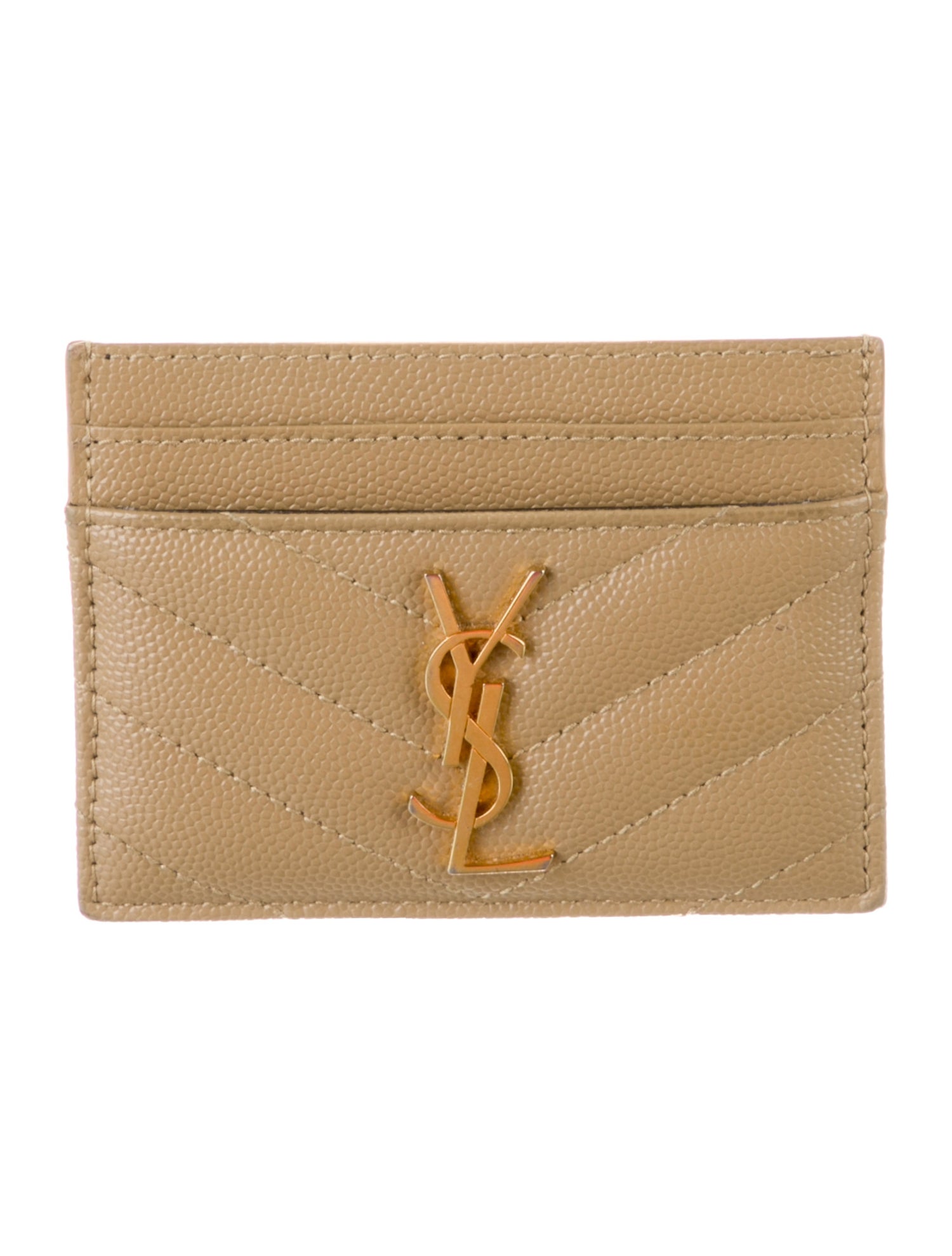 Saint Laurent 2019 Signature Logo Card Holder