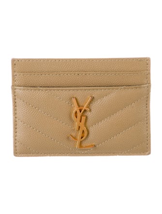 Saint Laurent 2019 Signature Logo Card Holder
