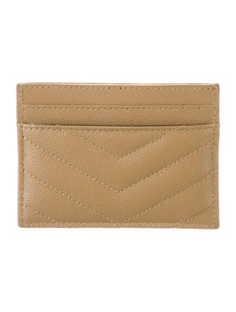 Saint Laurent 2019 Signature Logo Card Holder