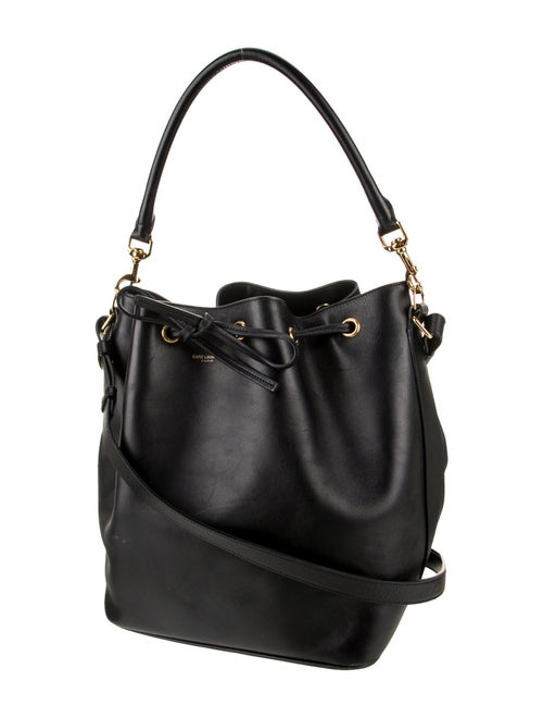 Yves Saint Laurent Leather Bucket Bag