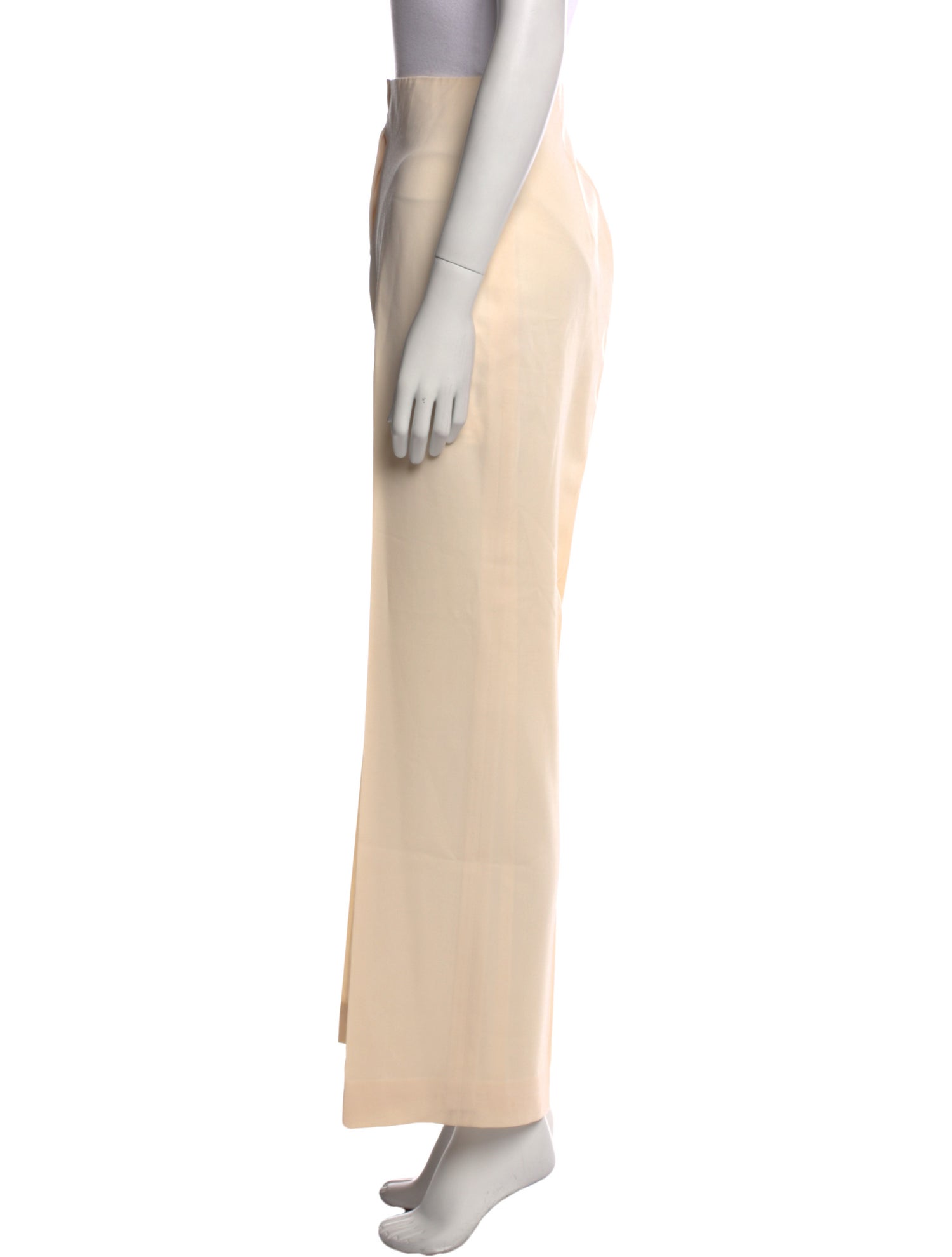 Yves Saint Laurent Wool Wide Leg Pants