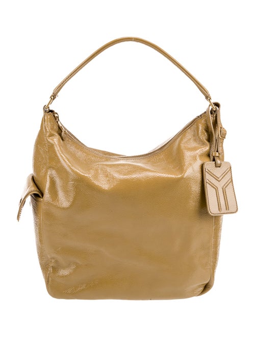Yves Saint Laurent Patent Leather Top Handle Bag