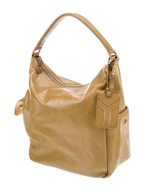Yves Saint Laurent Patent Leather Top Handle Bag