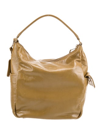 Yves Saint Laurent Patent Leather Top Handle Bag