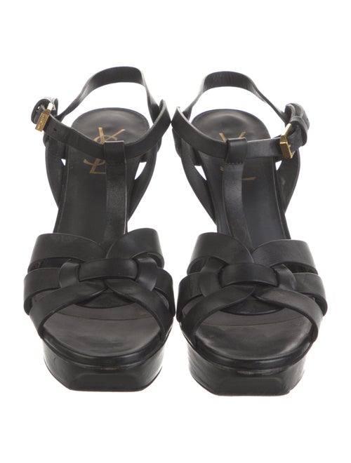 Yves Saint Laurent Leather T-Strap Pumps