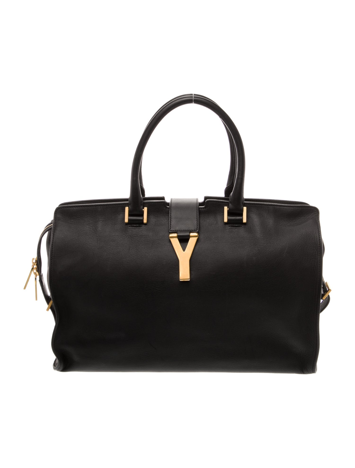 Saint Laurent Leather Y Cabas Large