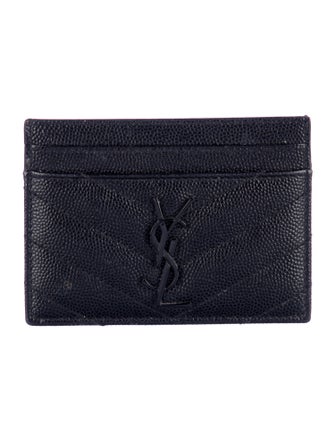 Yves Saint Laurent Leather Card Holder