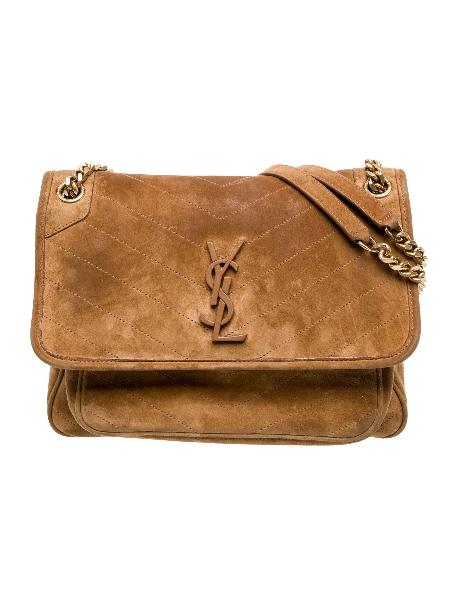 Saint Laurent Suede Niki Medium