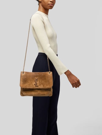 Saint Laurent Suede Niki Medium