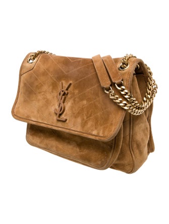 Saint Laurent Suede Niki Medium