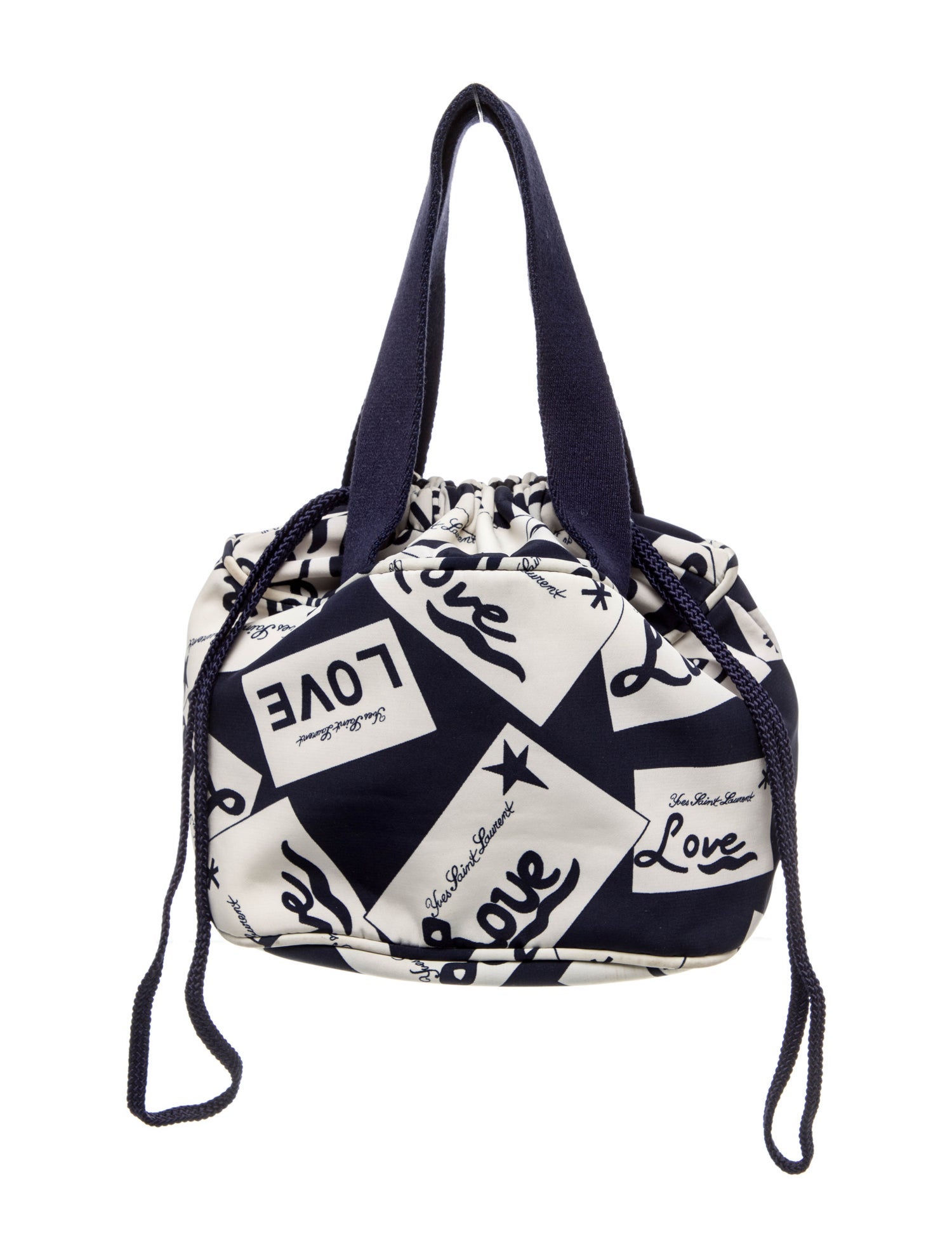 Yves Saint Laurent Canvas Top Handle Bag