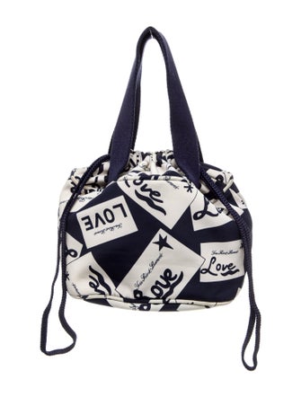 Yves Saint Laurent Canvas Top Handle Bag