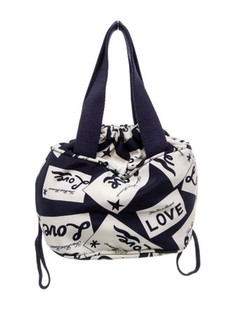 Yves Saint Laurent Canvas Top Handle Bag