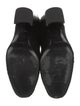 Yves Saint Laurent Ponyhair Leather Trim Embellishment Boots