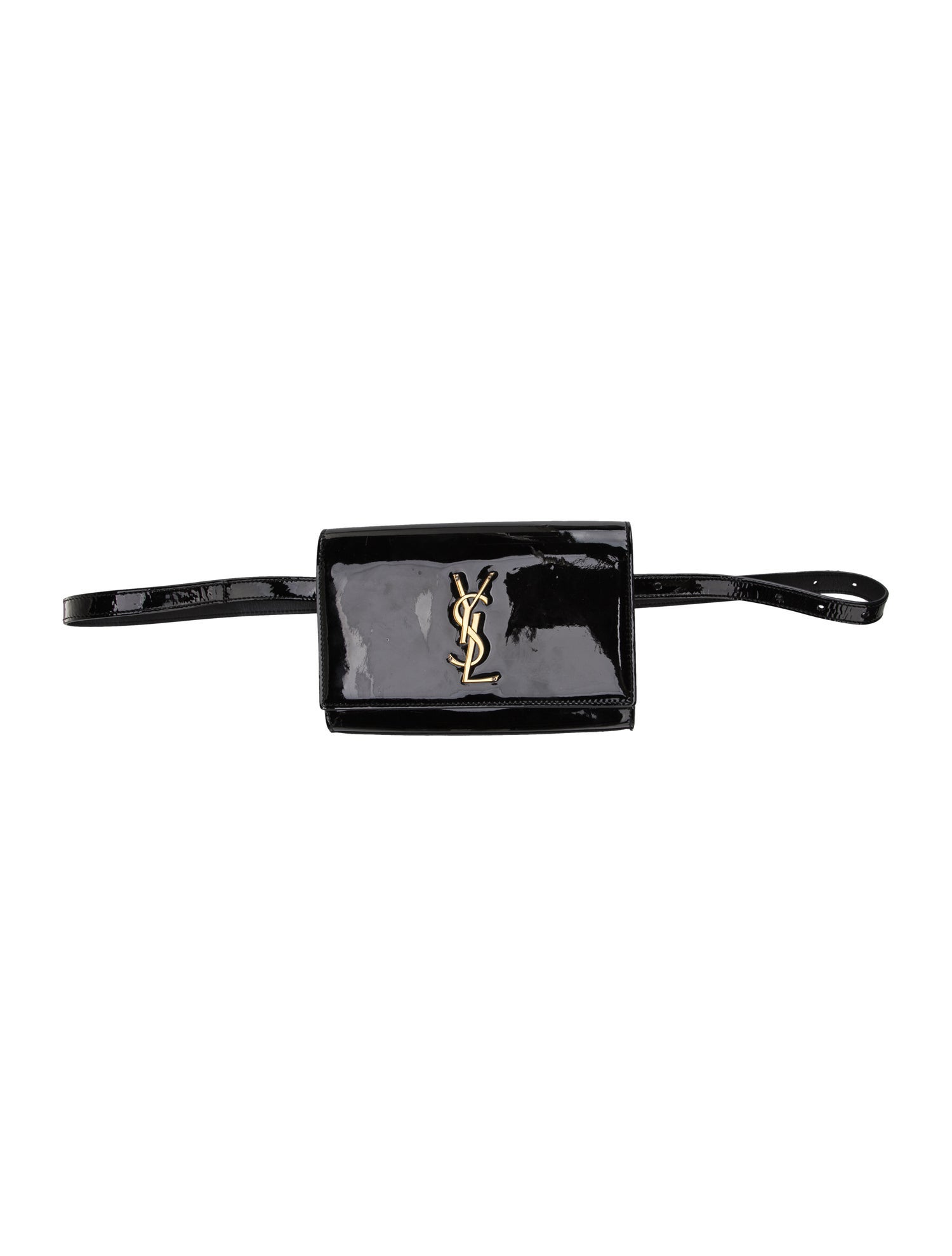 Saint Laurent Patent Leather Belt Bag