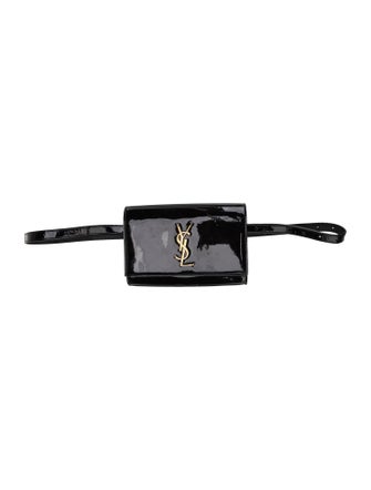 Saint Laurent Patent Leather Belt Bag