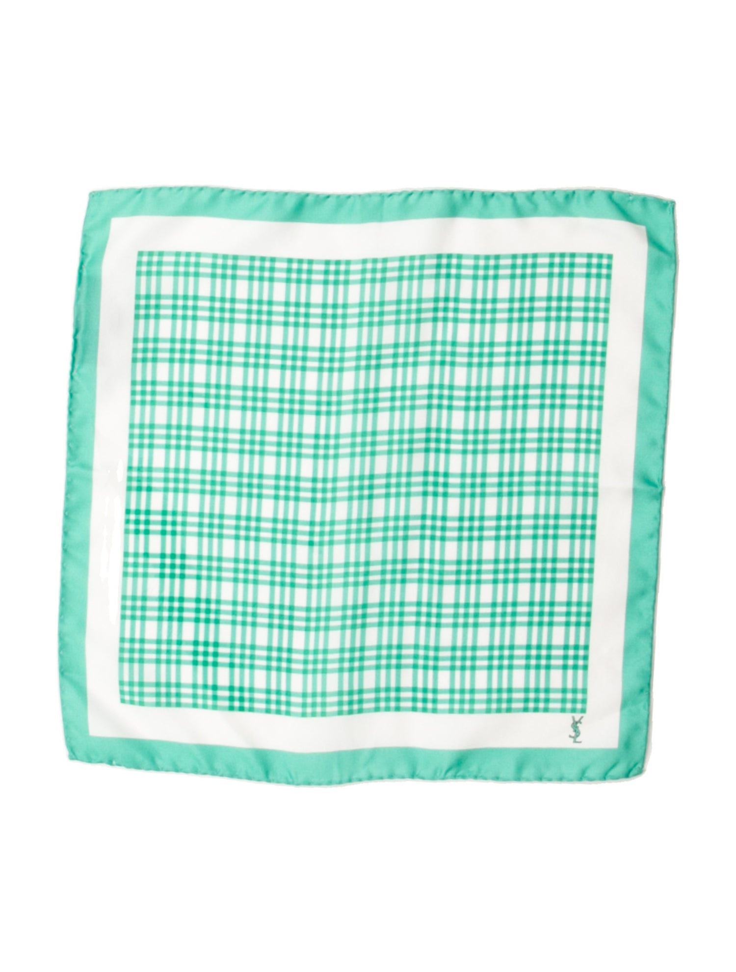 Yves Saint Laurent Pattern Print Pocket Square