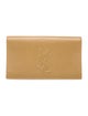 Yves Saint Laurent Leather Logo Clutch